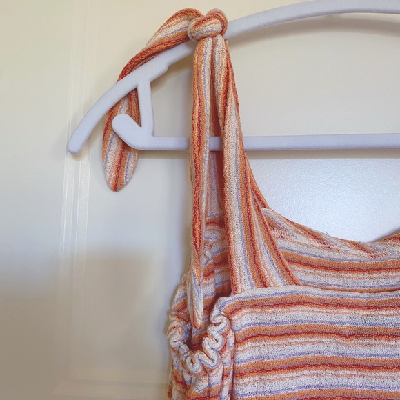 Madewell Texture & Thread Tie Sleeve top - Picture 4 of 4